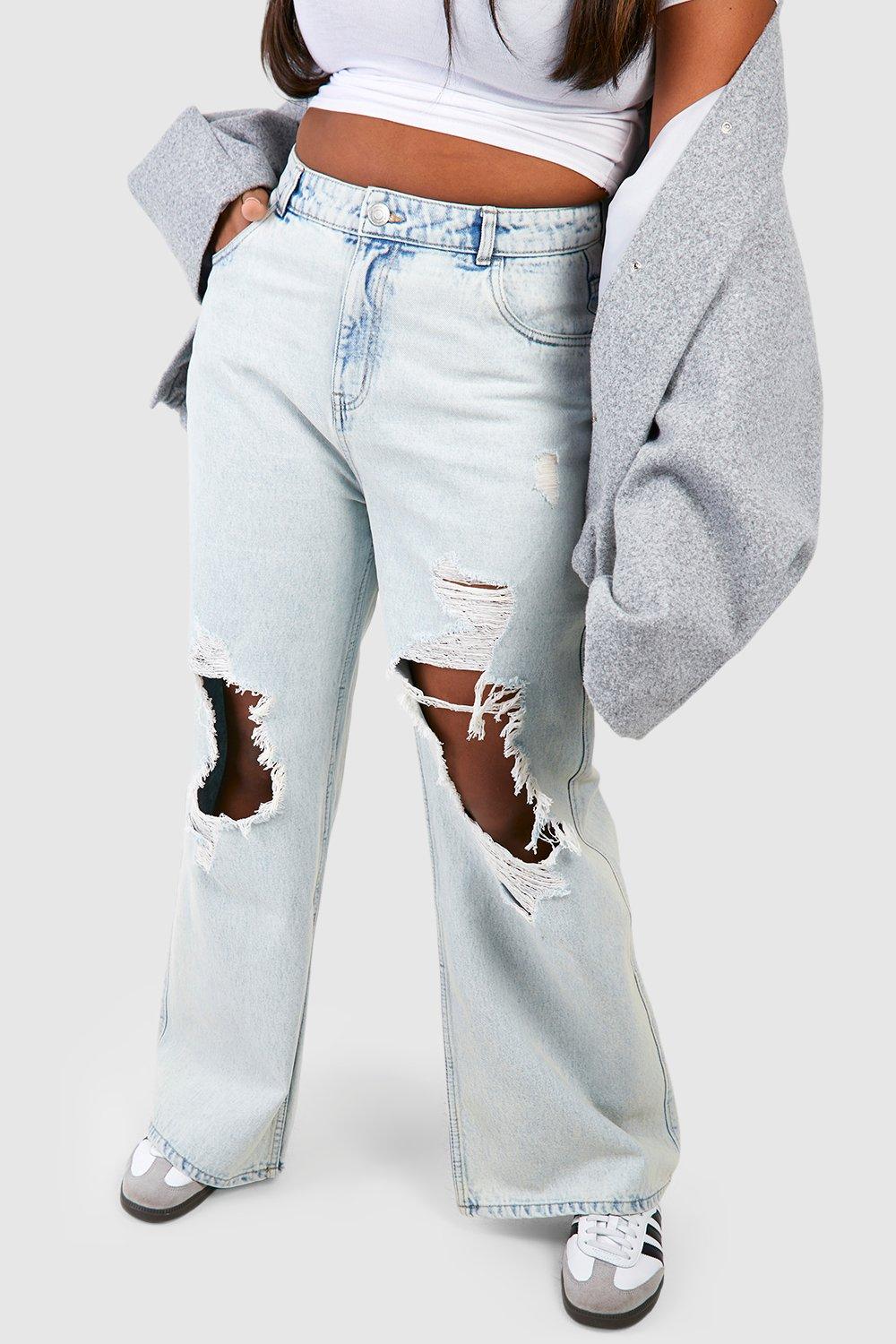 Super baggy best sale ripped jeans